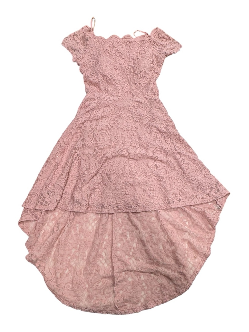 City Studio size 15 light pink off the shoulder style dress in great condition!
